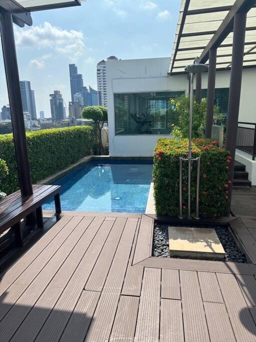 Delightful Condo In Central Location At Sukhumvit 49 Bangkok Exterior foto